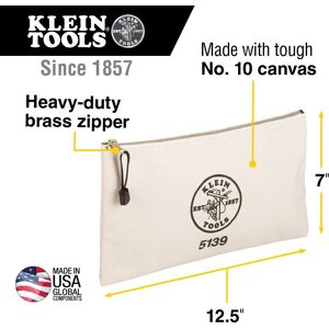 Klein Tools Model 5139 Linen Equipment Case - Tools Organizer Klein Tools Model 5139 Linen Equipment Case - Tools Organizer