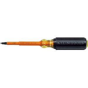 Klein Tools #2 Insulated Square-Recess Tip Screwdriver - Electrician Tool Klein Tools #2 Insulated Square-Recess Tip Screwdriver - Electrician Tool