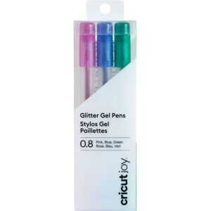 Ensemble de 3 stylos gel à paillettes Cricut 2007080 - Pointe fine - Publicité Ensemble de 3 stylos gel à paillettes Cricut 2007080 - Pointe fine - Publicité