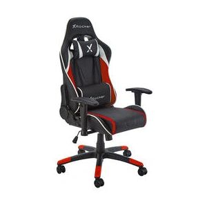 Chaise de Jeu X Rocker 5126601 - Noir Rouge - Fauteuil Gaming - Publicité Chaise de Jeu X Rocker 5126601 - Noir Rouge - Fauteuil Gaming - Publicité