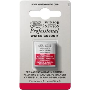 Winsor & Newton Professional Watercolour Half Pan - Permanent Alizarin Crimson - Series 3 Winsor & Newton Professional Watercolour Half Pan - Permanent Alizarin Crimson - Series 3