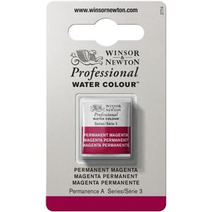Winsor & Newton Professional Watercolour Half Pan - Permanent Magenta Winsor & Newton Professional Watercolour Half Pan - Permanent Magenta