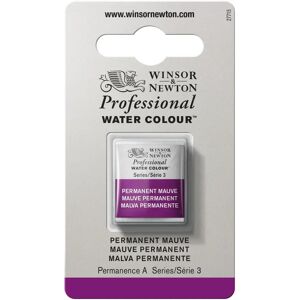 Winsor & Newton Professional Watercolour Half Pan - Permanent Mauve - Watercolour Paint Winsor & Newton Professional Watercolour Half Pan - Permanent Mauve - Watercolour Paint