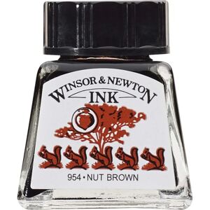 Designérské kreslicí inkousty Winsor & Newton - Oříškově hnědá - 14ml - Kreslicí inkoust Designérské kreslicí inkousty Winsor & Newton - Oříškově hnědá - 14ml - Kreslicí inkoust