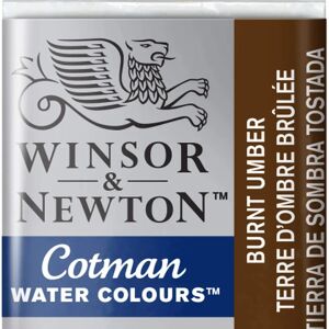 Winsor & Newton Cotman Aquarelle Demi-Paquet - Burnt Umber - Peintures aquarelle - Publicité Winsor & Newton Cotman Aquarelle Demi-Paquet - Burnt Umber - Peintures aquarelle - Publicité