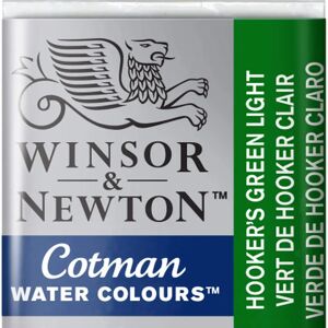Winsor & Newton Cotman Moitié-Pan d'Aquarelle - Vert Hooker's Light - Peinture aquarelle - Publicité Winsor & Newton Cotman Moitié-Pan d'Aquarelle - Vert Hooker's Light - Peinture aquarelle - Publicité