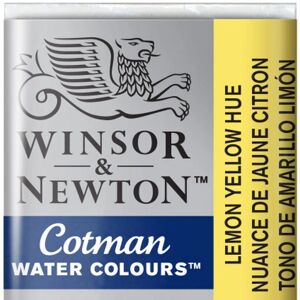 Winsor & Newton - Cotman Half Pan - Jaune citron - Publicité Winsor & Newton - Cotman Half Pan - Jaune citron - Publicité