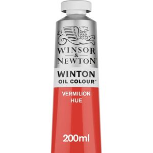 Winsor & Newton Winton Oil Colour Vermilion Hue - 200ml - Oil Paint Winsor & Newton Winton Oil Colour Vermilion Hue - 200ml - Oil Paint