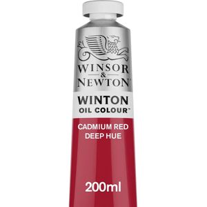 Winsor & Newton Winton Oil Color - Cadmium Red Deep Hue - 200ml Winsor & Newton Winton Oil Color - Cadmium Red Deep Hue - 200ml