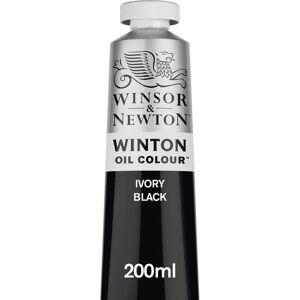 Winsor & Newton Winton Oil Colour - Ivory Black - 200ml - Oil Paint Winsor & Newton Winton Oil Colour - Ivory Black - 200ml - Oil Paint