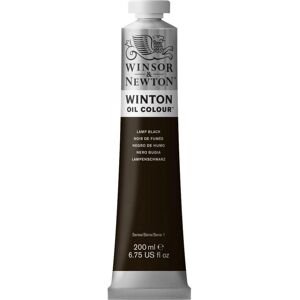 Winsor & Newton 1437337 Oil Paint - Black - 200ml Winsor & Newton 1437337 Oil Paint - Black - 200ml