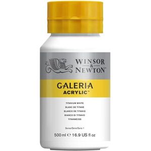Winsor & Newton Galeria Acrylic Paint 500ml - Titanium White Winsor & Newton Galeria Acrylic Paint 500ml - Titanium White