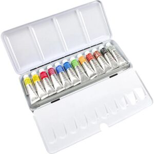 Winsor & Newton Watercolour Set - 12 Tubes, 5ml, Free Sketching Set Winsor & Newton Watercolour Set - 12 Tubes, 5ml, Free Sketching Set