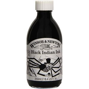 Winsor & Newton Drawing Ink - 250ml Black Indian - Drawing Ink Winsor & Newton Drawing Ink - 250ml Black Indian - Drawing Ink