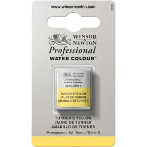 Winsor & Newton Professional Watercolour Half Pan - Turner Yellow - Watercolour Paint Winsor & Newton Professional Watercolour Half Pan - Turner Yellow - Watercolour Paint