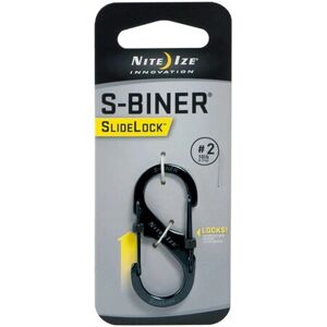 Nite Ize S-Biner SlideLock #2 - Moschettone - Nero Nite Ize S-Biner SlideLock #2 - Moschettone - Nero