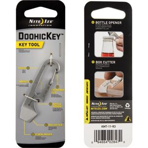 Nite Ize DoohicKey Outil pour clés - Acier inoxydable - Outil multifonction Nite Ize DoohicKey Outil pour clés - Acier inoxydable - Outil multifonction
