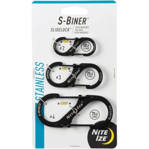Nite Ize S-Biner Noirs 3 Pack - Mousquetons de verrouillage - Publicité Nite Ize S-Biner Noirs 3 Pack - Mousquetons de verrouillage - Publicité