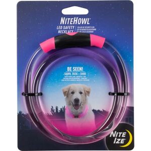 Nite Ize NiteHowl Collier de sécurité LED rose pour chiens - Publicité Nite Ize NiteHowl Collier de sécurité LED rose pour chiens - Publicité