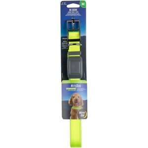Nite Ize Nitedog Collier Rechargeable LED Vert - Équipement de sécurité pour chiens - Publicité Nite Ize Nitedog Collier Rechargeable LED Vert - Équipement de sécurité pour chiens - Publicité