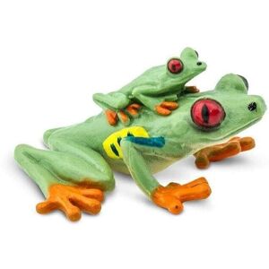 Safari Ltd Red-eyed Tree Frog Figure - Animal Toy Safari Ltd Red-eyed Tree Frog Figure - Animal Toy
