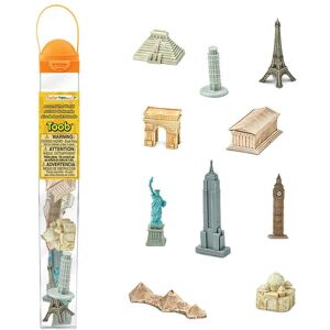 Safari Ltd Around The World TOOB - 10 Figurines de Monuments - Publicité Safari Ltd Around The World TOOB - 10 Figurines de Monuments - Publicité