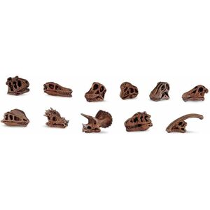 Safari Ltd Dinosaur Skulls TOOB - 11 Mini Figurines - Educative Safari Ltd Dinosaur Skulls TOOB - 11 Mini Figurines - Educative