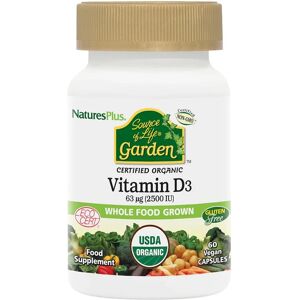 Nature's Plus Source of Life Garden Organic Vitamin D3 2500 IU - Vitamin D3 supplement Nature's Plus Source of Life Garden Organic Vitamin D3 2500 IU - Vitamin D3 supplement