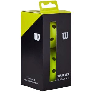 Wilson Tru 32 Pickleball-Baller - 2 Pakning - Gul Wilson Tru 32 Pickleball-Baller - 2 Pakning - Gul