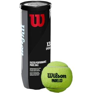 Wilson X3 Pack Speed Balles de Padel - Équipement Sportif Unisexe Wilson X3 Pack Speed Balles de Padel - Équipement Sportif Unisexe