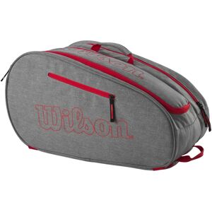Wilson Team Padel Tas - Grijs/Rood - Racket- en Gearhouder Wilson Team Padel Tas - Grijs/Rood - Racket- en Gearhouder