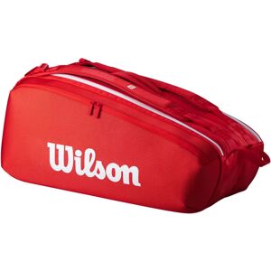 Wilson Super Tour Red Backpack - Tennis Rucksack, 2 Racket, Laptop Sleeve Wilson Super Tour Red Backpack - Tennis Rucksack, 2 Racket, Laptop Sleeve