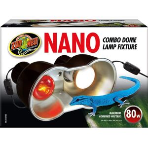 Zoomed - Soporte de lámpara de cúpula doble nano combo 80w para terrario Zoomed - Soporte de lámpara de cúpula doble nano combo 80w para terrario