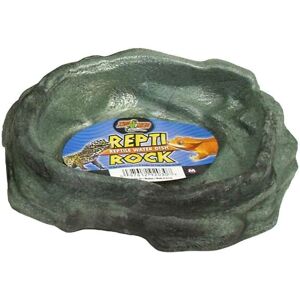 Zoo Med Repti Rock Water Dish - Grijs - 200g Zoo Med Repti Rock Water Dish - Grijs - 200g
