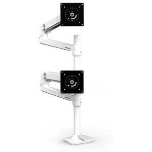 Ergotron - Lx Dual Stacking Arm - Weiß - Tischhalterung Ergotron - Lx Dual Stacking Arm - Weiß - Tischhalterung