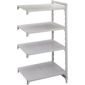 Sistema de estanterías modulares de plástico Kaiserkraft - 4 baldas ajustables - Apto para alimentos Sistema de estanterías modulares de plástico Kaiserkraft - 4 baldas ajustables - Apto para alimentos