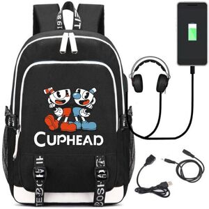 Unbranded M Cuphead Backpack USB Charging Boys Schoolbag Kids - Schoolbag Unbranded M Cuphead Backpack USB Charging Boys Schoolbag Kids - Schoolbag