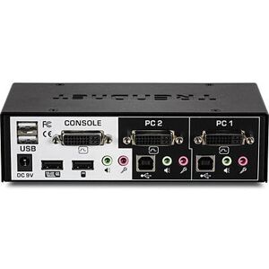 Trendnet TK-222DVK Commutateur KVM - KVM switch - Publicité Trendnet TK-222DVK Commutateur KVM - KVM switch - Publicité