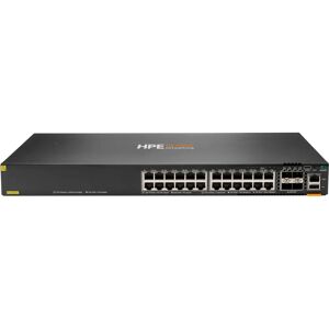 HPE Aruba 6300F - Managed Layer-3-Switch - 24 x 1GbE PoE+ - 4 x 50Gb SFP56 - Rack-Montage HPE Aruba 6300F - Managed Layer-3-Switch - 24 x 1GbE PoE+ - 4 x 50Gb SFP56 - Rack-Montage