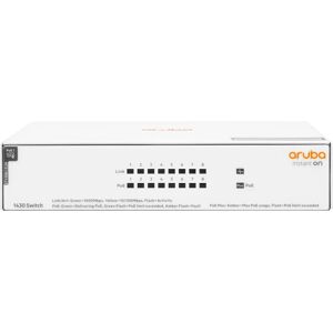 HPE Aruba 1430 8G PoE Switch - Unmanaged Layer 2 Gigabit Ethernet HPE Aruba 1430 8G PoE Switch - Unmanaged Layer 2 Gigabit Ethernet