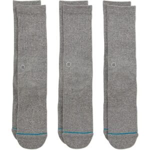 Stance Icorn Crew Socks 3-Pack (M556D18ICP) - grey melange Stance Icorn Crew Socks 3-Pack (M556D18ICP) - grey melange