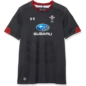Under Armour Welsh Rugby Union WRU Short Sleeve Youth Rugby Top - Black Under Armour Welsh Rugby Union WRU Short Sleeve Youth Rugby Top - Black