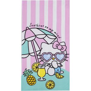 Hello Kitty Umbrella Drink Kawaii Beach Towel - Beach Type Hello Kitty Umbrella Drink Kawaii Beach Towel - Beach Type