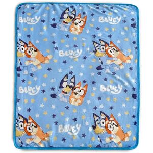 Bluey Hugs and Stars Silk Touch Throw Blanket - Throw Blanket Bluey Hugs and Stars Silk Touch Throw Blanket - Throw Blanket