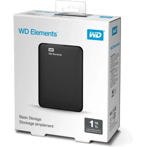 Western Digital Elements 1TB Portable External Hard Drive - USB 3.2 Western Digital Elements 1TB Portable External Hard Drive - USB 3.2
