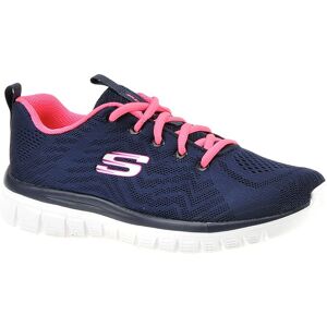 Skechers Graceful Get Connected Navy Pink - Sneaker Skechers Graceful Get Connected Navy Pink - Sneaker