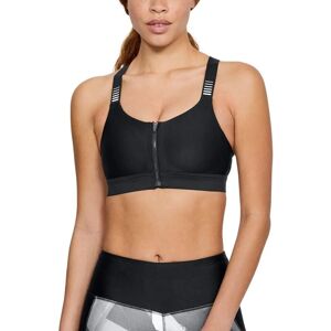Under Armour Sport Bra High Impact Zip Front Reflective - Womens - Black - 32A Under Armour Sport Bra High Impact Zip Front Reflective - Womens - Black - 32A