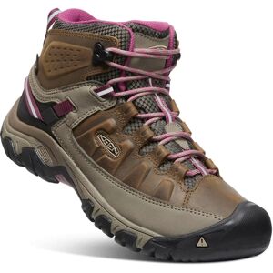 KEEN Damen Multifunktionsstiefel Targhee III Mid WP - Weiß/Boysenberry KEEN Damen Multifunktionsstiefel Targhee III Mid WP - Weiß/Boysenberry