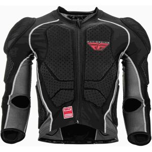 Gilet de moto gris Fly Racing Modèle S - Protection CE - Publicité Gilet de moto gris Fly Racing Modèle S - Protection CE - Publicité