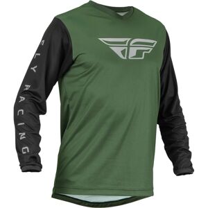 Fly Racing F-16 2023 Maillot de motocross - Noir Vert - S - Unisexe - Publicité Fly Racing F-16 2023 Maillot de motocross - Noir Vert - S - Unisexe - Publicité